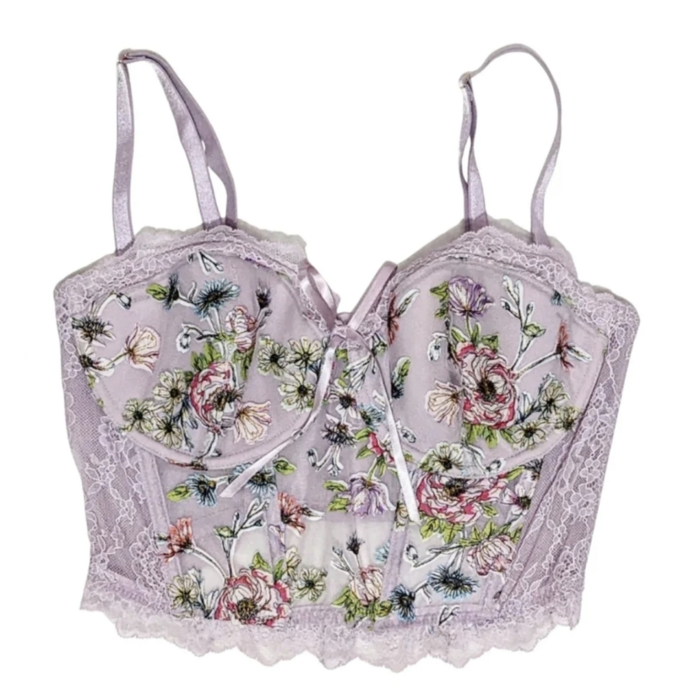 Victoria's Secret Floral Corset